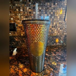 Starbucks Black Studded Iridescent Limited Edition Tumbler Cup Venti 24z
